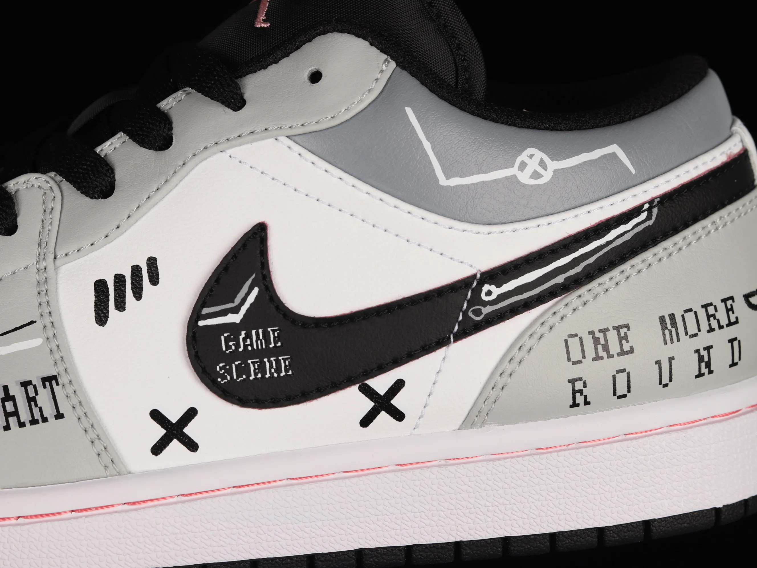 All categories Air Jordan Jordan series basketball shoes Air Jordan 1 Low Air Jordan 1 Low AJ1 Joe 1 customized sports culture basketball shoes 553558-062